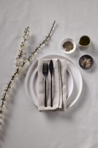 SPL FB NapkinTableSetting Grey 001