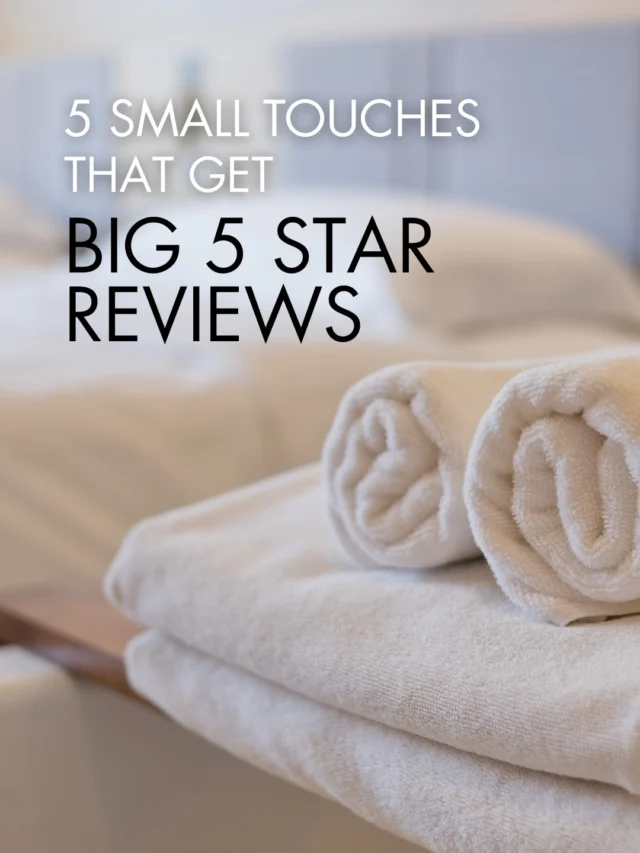 It's the little things that leave the biggest impressions. 
These 5 small touches can turn a good stay into a 5 star experience ⭐ ⭐ ⭐ ⭐ ⭐ 

✍️ A Warm Welcome 
First impressions matter! A handwritten note, local treats or fresh flowers can make guests feel instantly valued. Personalise it with their names or share a favourite local cafe. 

🛏️ Premium Linen & Towels
Nothing beats fresh crisp sheets and fluffy towels. With Linen Hub, you can give guests that luxury feel without the laundry stress. Just order, use, return and we handle the rest.

☕  Thoughtful Amenities
Anticipate their needs: coffee, tea, pantry staples, toiletries, umbrellas, chargers or even board games for rainy days. 

🏞️ Local Insider Tips
Go beyond the tourist spots! Recommend hidden gems, give practical tips, and keep suggestions fresh. Guest will notice your efforts. 

🙌  A Smooth Check-Out
Make their last memory a good one, simple instructions, no long cleaning lists and a friendly thank you message after they leave. 

Little details, big impact. You guests will feel cared for and your reviews will shine ✨ 

#airbnb #airbnbhost #airbnbsuperhost #airbnbexperience #vacationrental #superhost #cozyairbnb #cozy #travel #vacation #tips #hosting #5star #reviews #australia #winter