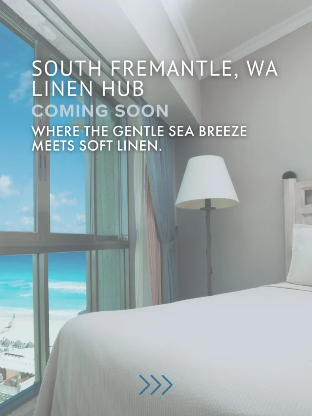 📢 NEW Linen Hub location coming soon in WA!

We’re expanding our Click & Collect/Deliver service to South Fremantle and surrounding areas, making it easier than ever to access premium, hotel quality linen without the stress.

Hosting in this area? - Be the first to access our new hubs, register your account now via the link in bio.

#South_Fremantle #WA #WesternAustralia #Linen #Airbnb #Coastal