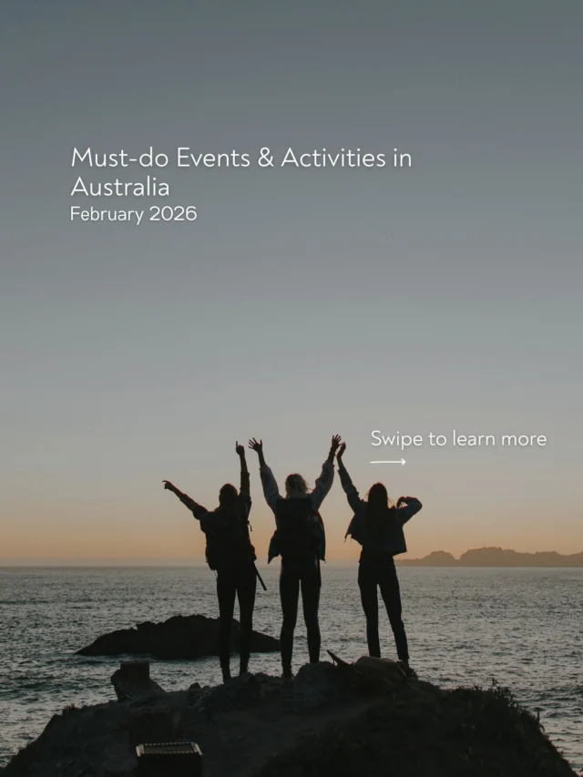 Australia has so much to offer during the month of February with vibrant festivals, cultural celebrations, and tons of music festivals. Don't miss out on these unforgettable events. 

Swipe to explore more!

#events #holiday #australia #festival #CNY