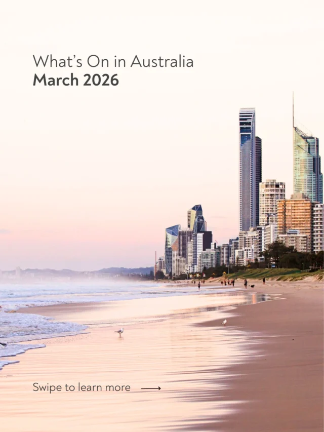 POV: It’s finally March and the vibe shift is real. 🍂🏉

The humidity is dropping, the footy is officially back, and the entire country has turned into a festival. One minute you’re vibing to global beats at WOMADelaide, the next you’re watching the capital light up for Enlighten. 

Don't miss out on these exciting events!

#VisitAustralia #FormulaOne #Moomba #Canberra