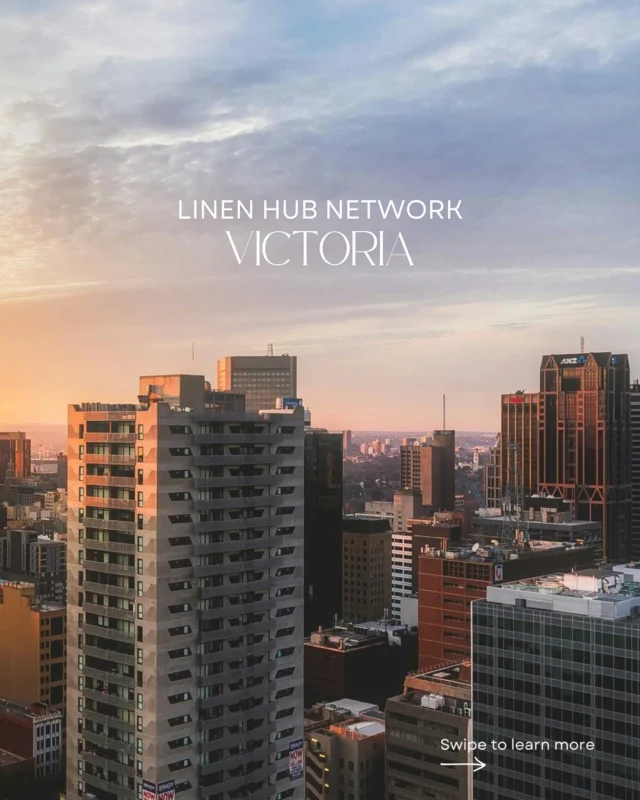 From the Great Ocean Road to the Mornington Peninsula, our Linen Hub network is proud to support Victoria’s growing accommodation market. 

We make it easy for short stay hosts, holiday rentals, and boutique stays to access fresh, high-quality linen whenever you need it. With reliable service across the region, we help you focus on giving your guests the comfort and care they deserve.

Choose from Self-Serve, Click & Collect or Delivery - three convenient ways to access high-quality linen hire when you need it.

#VIC #Airbnb #Holiday #Network #Rentals #Linen