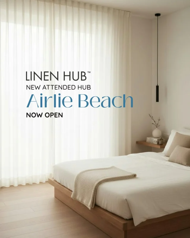 Our new Attended Hub in Airlie Beach is NOW OPEN! 

🚚 Enjoy FREE DELIVERY on your first order - Valid through the whole of August. 

Our onsite manager will be there to assist with:

☝️ Click & Collect / Deliver Orders 
🤓 Answer any questions you may have.
🚗 Help you with last minute linen pickups.

Whether you manage one property or an entire portfolio, we are here to help.
✔ Reliable supply
✔ Consistent quality
✔ Predictable costs
✔ Support when you need it

Get in touch with our team through direct message or use the link in bio.

#QLD #Deliver #Collect #Linen #Airbnb #Holiday