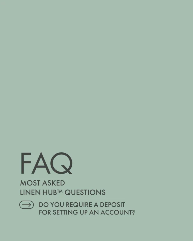 We know getting started with a new supplier can come with a lot of questions, especially around upfront costs. So let's clear one up.

Q: Do you require a deposit for setting up an account?
A: The short answer is no.

Getting started is simple, we just need a few basics to have you up and running.

More questions about signing up? Drop them in the comments or send us a DM. 📥

#FAQ #Questions #ABN #Account #Airbnb