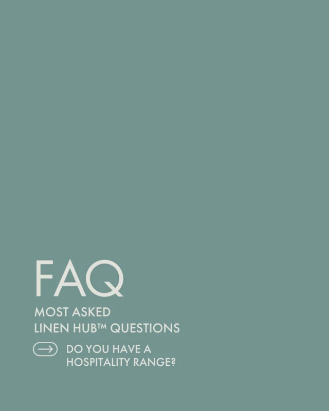 Got questions? We've got answers! 🤍

We know that navigating linen hire for the first time can bring up a lot of questions, so we're here to make sure you feel confident before you order. 

Q: Do you have a hospitality range?
A: Yes - Swipe to have a look through our product list.

Have a question we didn't cover? Drop it in the comments or send us a DM 📥

#FAQ #Linen #Hospitality #Cafe #BusinessOwner #australia